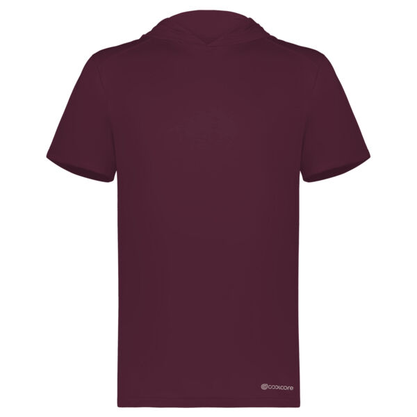 Adult Short Sleeve Hoodie Powered by Coolcore Thumbnail