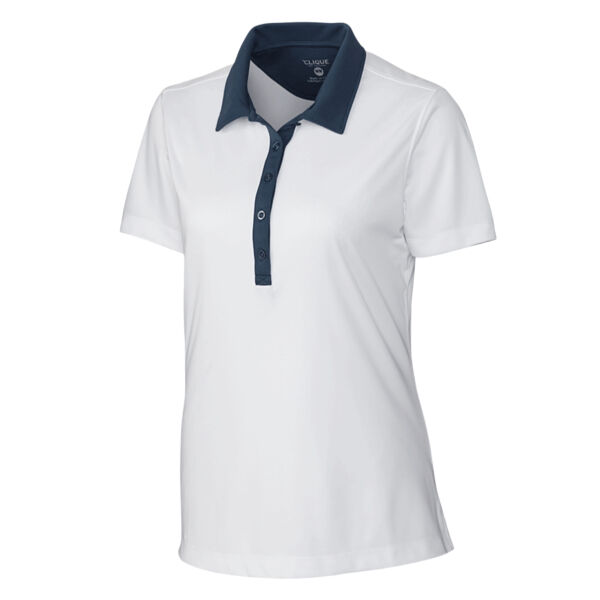 Clique Parma Colorblock Tech Jersey Womens Polo Thumbnail