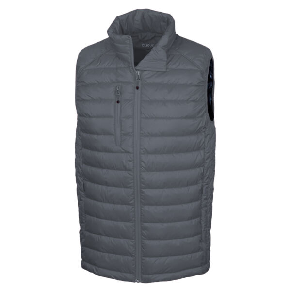 Clique Hudson Insulated Mens Full-Zip Puffer Vest Thumbnail