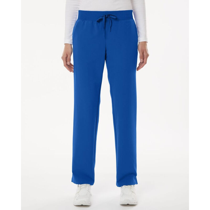 Women's Petite Sizes Xenos Essential Knit-Waist Scrub Pants Thumbnail