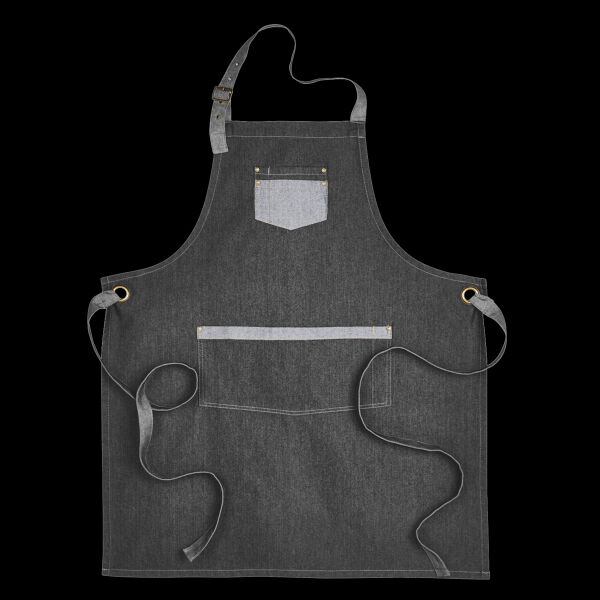 Domain Contrast Denim Bib Apron Thumbnail