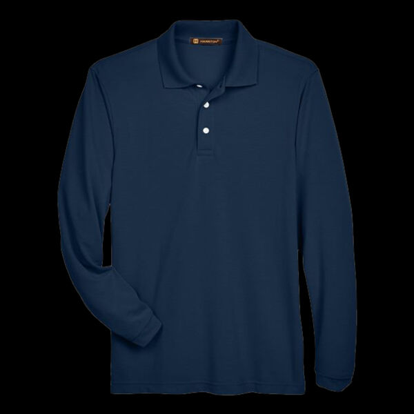 Men's Easy Blend™ Long Sleeve Polo Thumbnail
