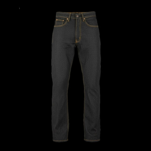 Unisex Raw Denim Straight-Leg Jean Pants Thumbnail