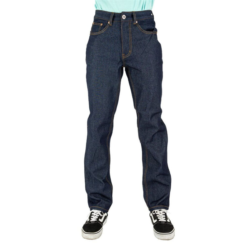 Unisex Raw Denim Straight-Leg Jean Pants Thumbnail