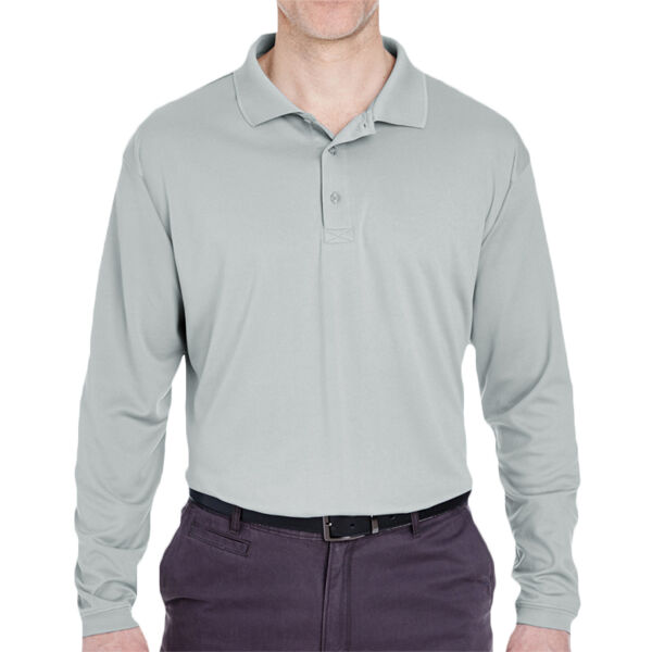 Men's Cool & Dry Sport Long Sleeve Polo Thumbnail