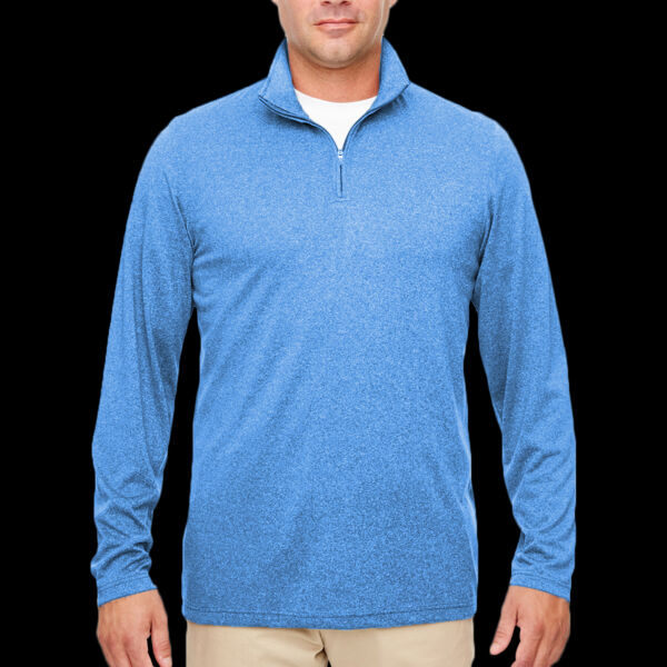 Men's Cool & Dry Heathered Performance Quarter-Zip Pullover Thumbnail