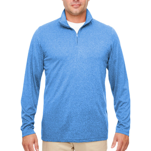 Men's Cool & Dry Heathered Performance Quarter-Zip Pullover Thumbnail