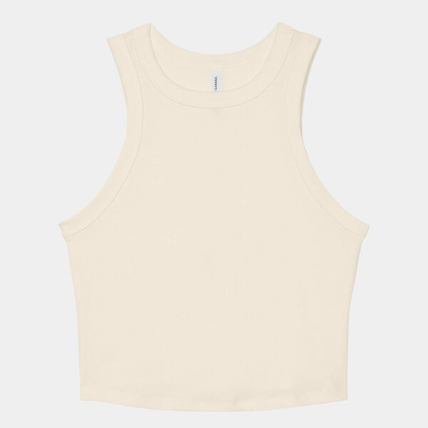 Women's Micro Rib Racer Tank Thumbnail