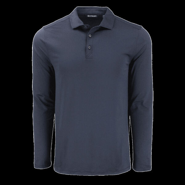 Cutter & Buck Coastline Epic Comfort Recycled Mens Long Sleeve Polo Thumbnail