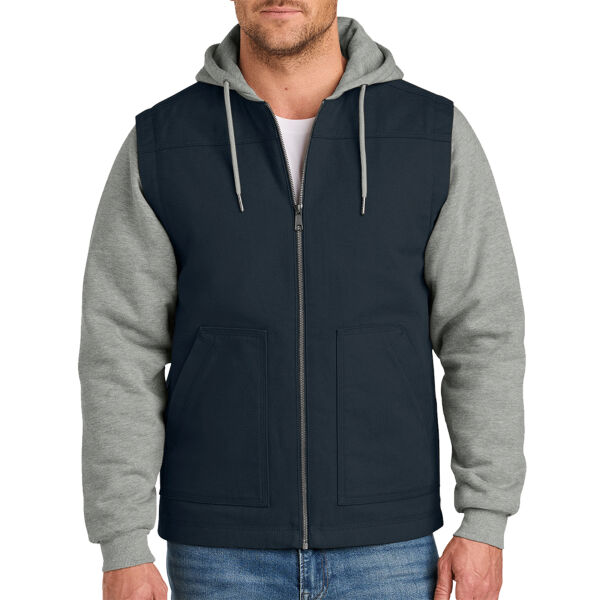 Duck Fleece Full Zip Hooded Jacket Thumbnail