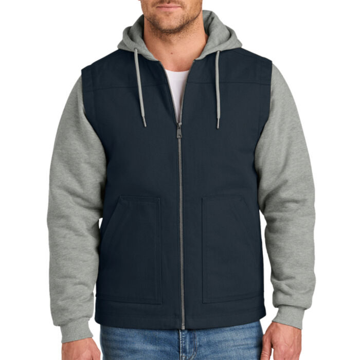 Duck Fleece Full Zip Hooded Jacket Thumbnail
