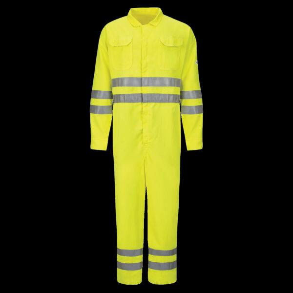 Men's Hi-Vis Deluxe Coverall with Reflective Trim - CoolTouch® 2 - 7 oz. Thumbnail