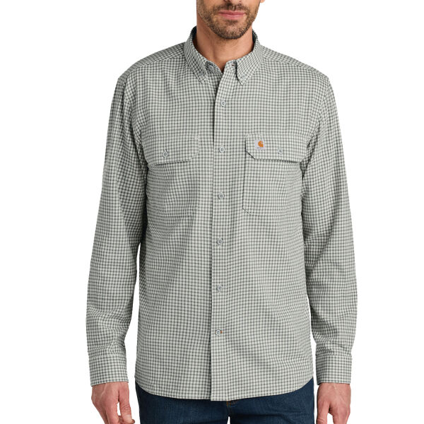Rugged Flex ® Plaid Long Sleeve Shirt Thumbnail