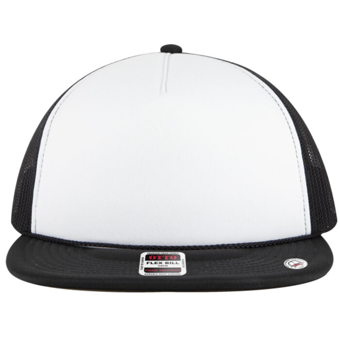 OTTO CAP® "OTTO SNAP" 5 Panel Pro Style Mesh Back Trucker Snapback Hat Thumbnail