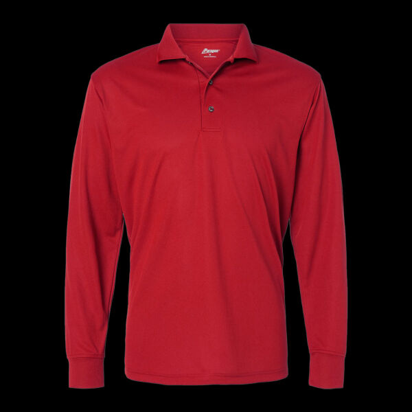 PRG ADT MINI MESH L/S POLO Thumbnail