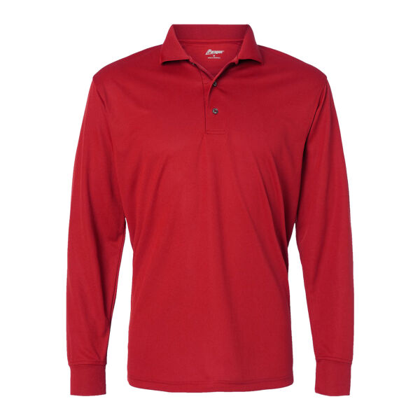 PRG ADT MINI MESH L/S POLO Thumbnail