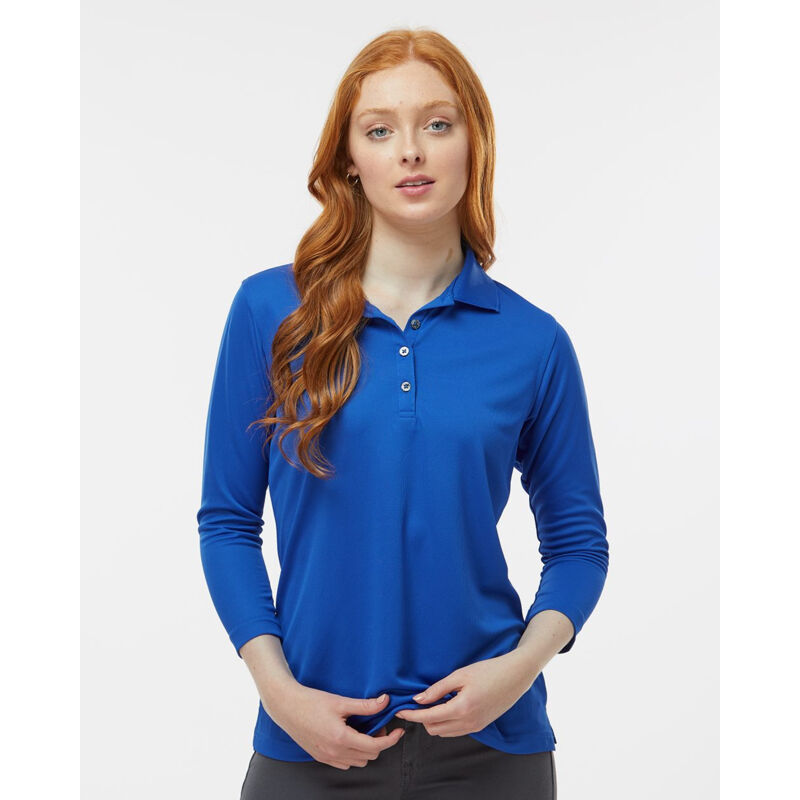 PRG LDY MINI MESH L/S POLO Thumbnail