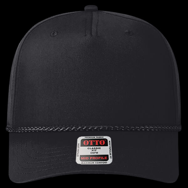 OTTO CAP® 5 Panel Mid Profile Baseball Cap Thumbnail