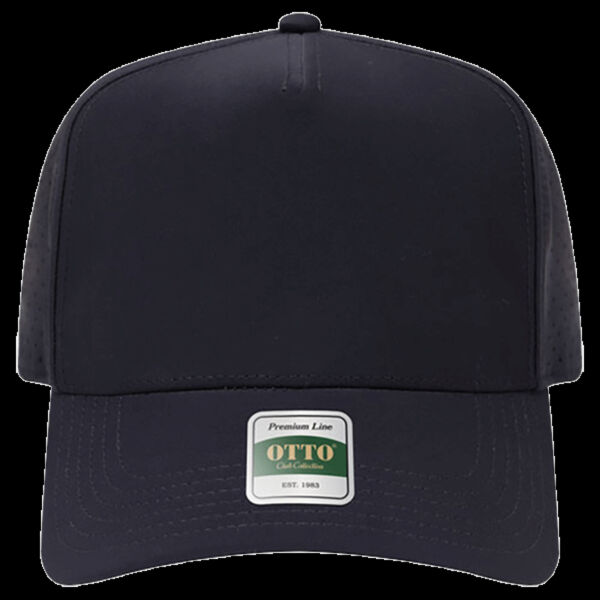 OTTO CAP® Club Collection 5 Panel Mid Profile Perforated Cap Thumbnail