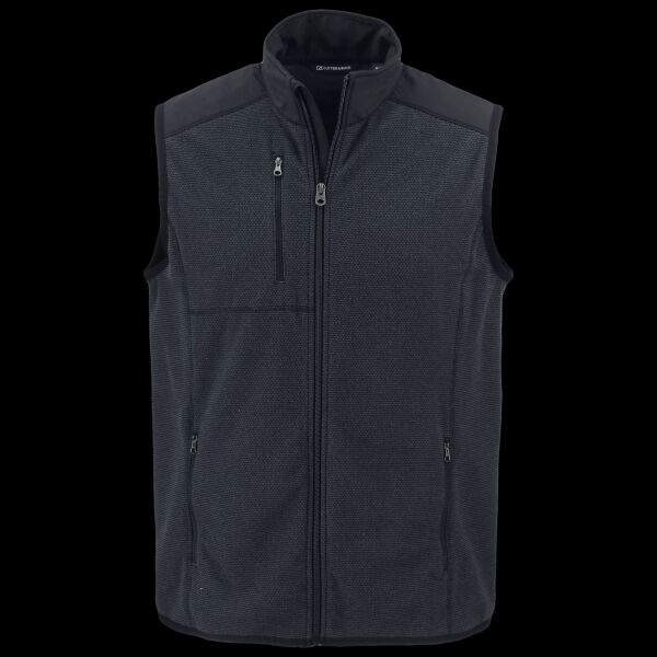 Cutter & Buck Hunts Point Recycled Fleece Mens Hybrid Full Zip Vest Thumbnail