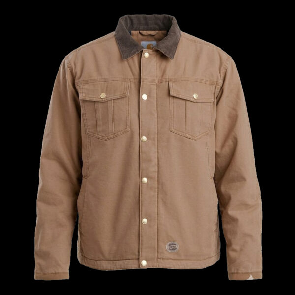 Men's Tall Vintage Washed Sherpa-Lined Work Jacket Thumbnail