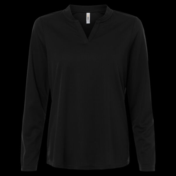 Women's Nova Performance Long Sleeve Pique Polo Thumbnail