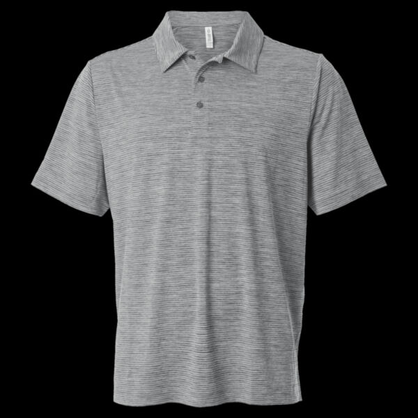 Men's Relay Heathered Stripe Polo Thumbnail