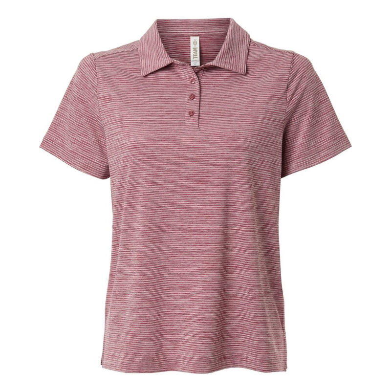 Women's Relay Heathered Stripe Polo Thumbnail