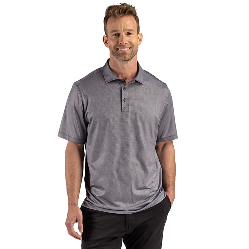Cutter & Buck Pike Recycled Lattice Print Mens Big & Tall Polo Thumbnail