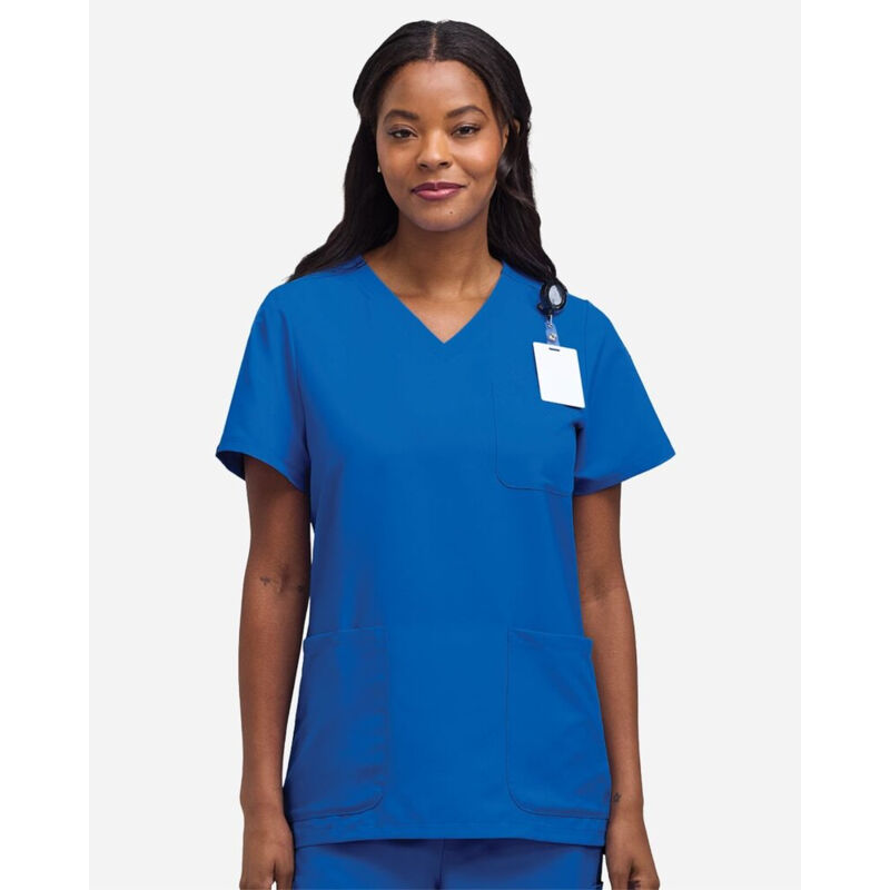 Women's V-Neck 3 Pocket Scrub Top Thumbnail