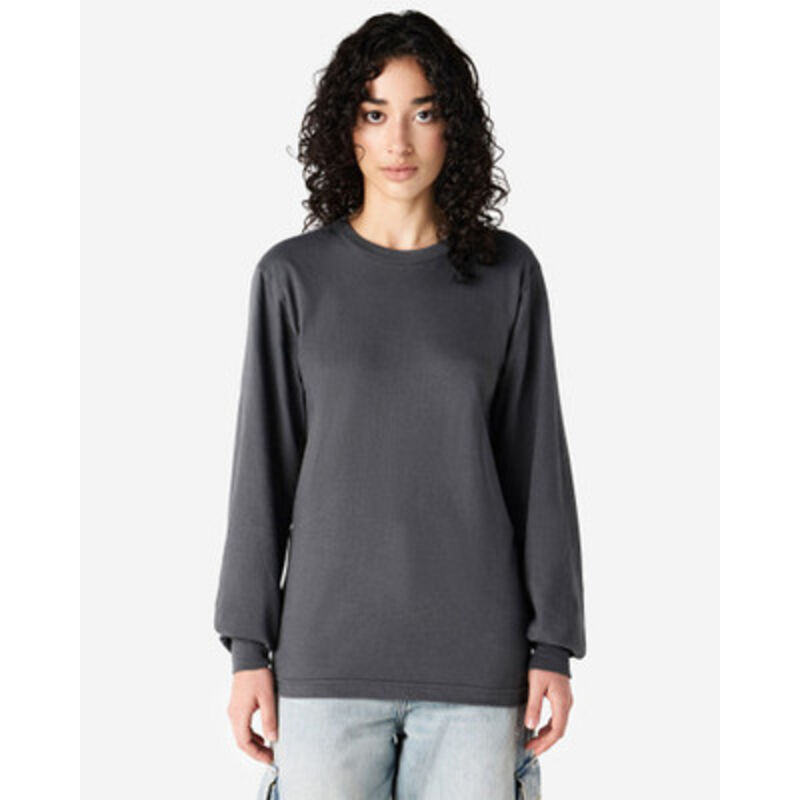 American Apparel Cotton Long Sleeve Fine Jersey T-shirt Thumbnail