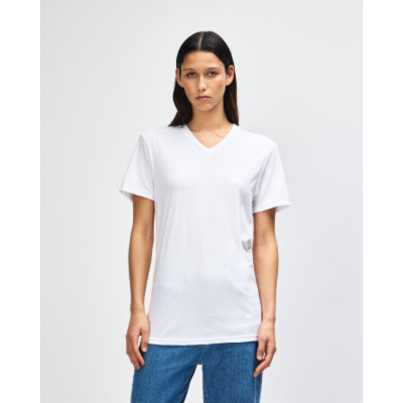American Apparel CVC Unisex V-neck T-shirt Thumbnail