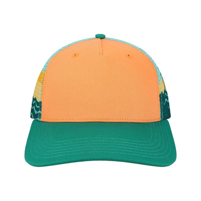 Plain Front Five-Panel Trucker Cap Thumbnail