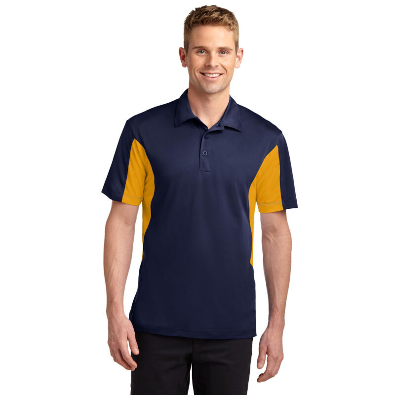 Side Blocked Micropique Sport Wick ® Polo Thumbnail