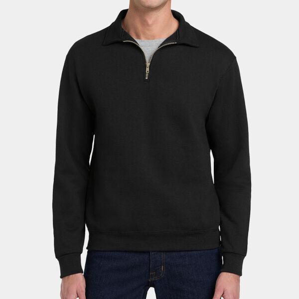 Super Sweats ® NuBlend ® 1/4 Zip Sweatshirt with Cadet Collar Thumbnail