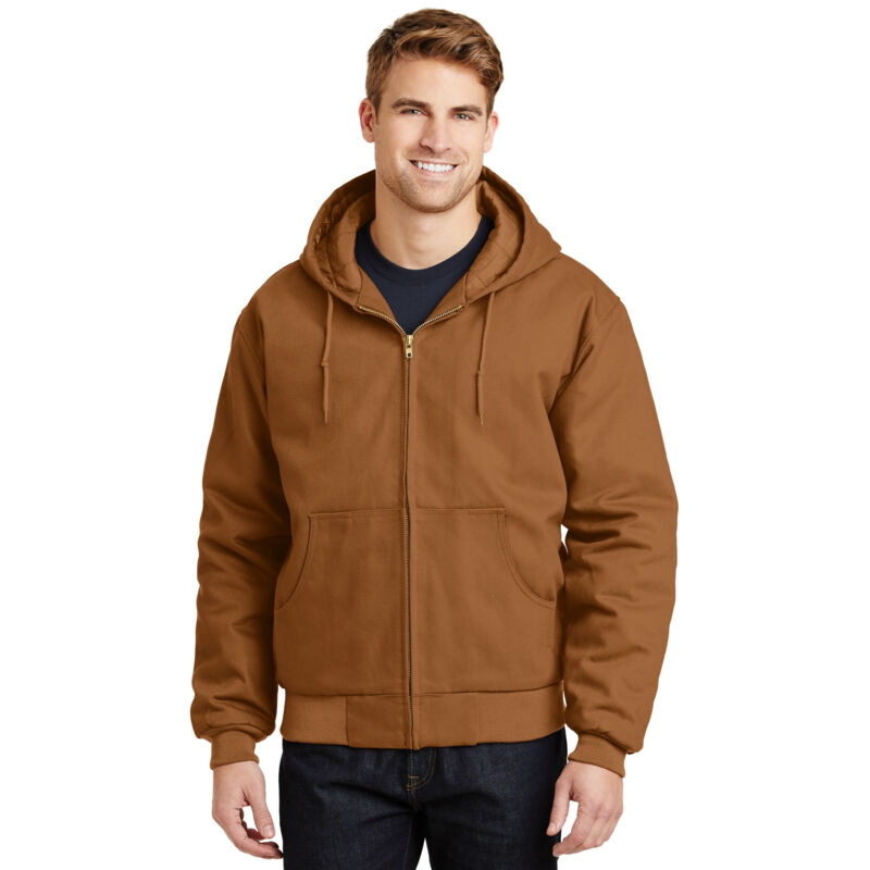 Duck Cloth Hooded Work Jacket Thumbnail