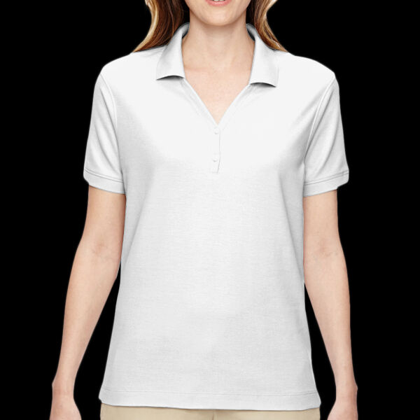 Ladies' Pima Piqué Y-Collar Polo Thumbnail