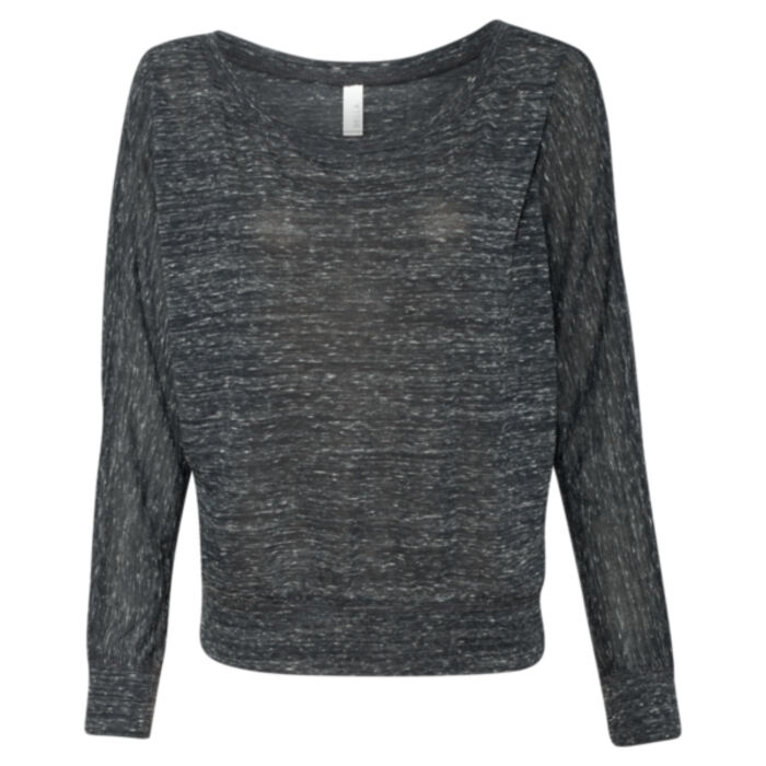 Women’s Flowy Off Shoulder Long Sleeve Tee Thumbnail