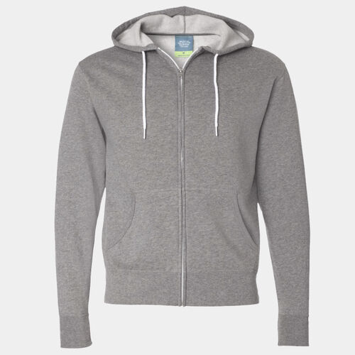Unisex Lightweight Full-Zip Hooded Sweatshirt Thumbnail