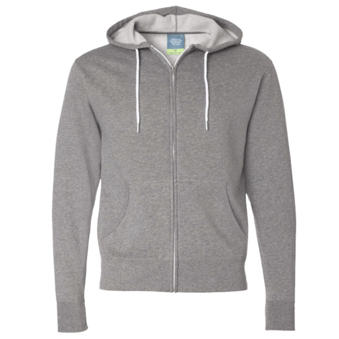 Unisex Lightweight Full-Zip Hooded Sweatshirt Thumbnail