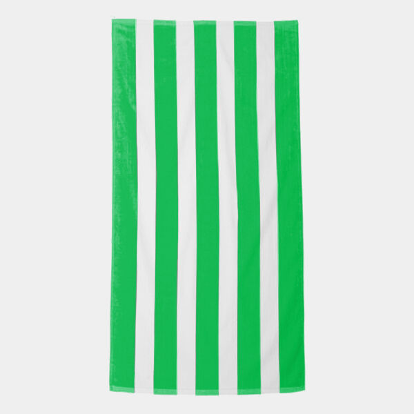 Cabana Stripe Velour Beach Towel Thumbnail