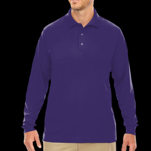 Men's Pinnacle Performance Long-Sleeve Piqué Polo Thumbnail