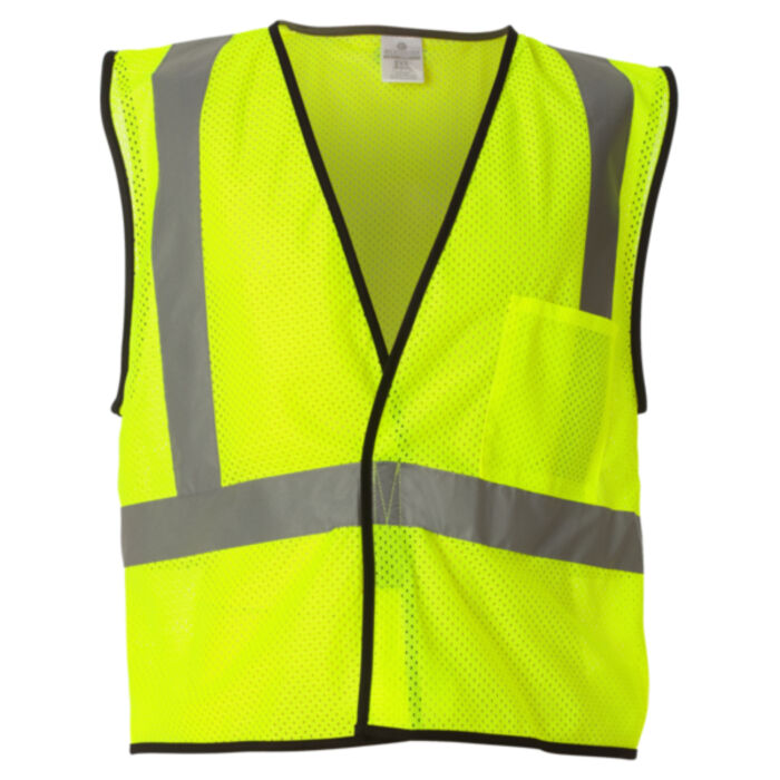 Unisex Economy Single Pocket Hook-and-Loop Mesh Vest Thumbnail