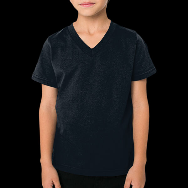 2156 Toddler Fine Jersey V-Neck T-Shirt Thumbnail