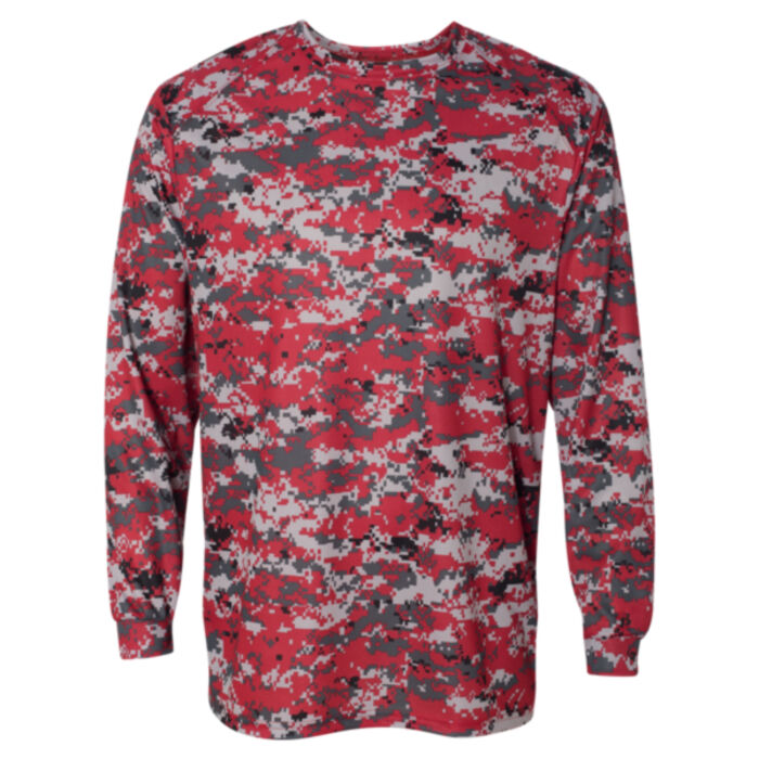 Men's Digital Camo Long Sleeve T-Shirt Thumbnail