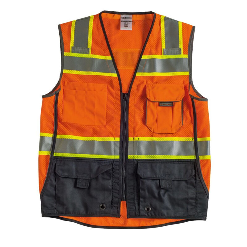 Unisex Premium Black Series® Black Bottom Class 2 Vest Thumbnail