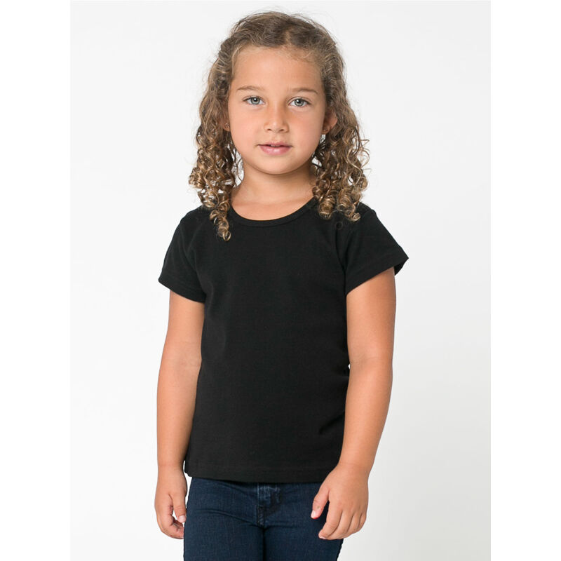 4121 Toddler Baby Rib Cap Sleeve T-Shirt Thumbnail