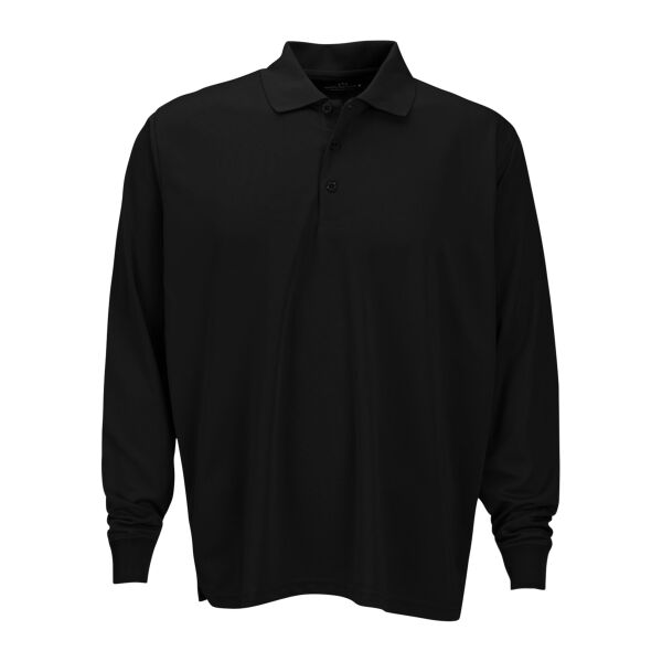 Vansport? Omega Long Sleeve Solid Mesh Tech Polo Thumbnail