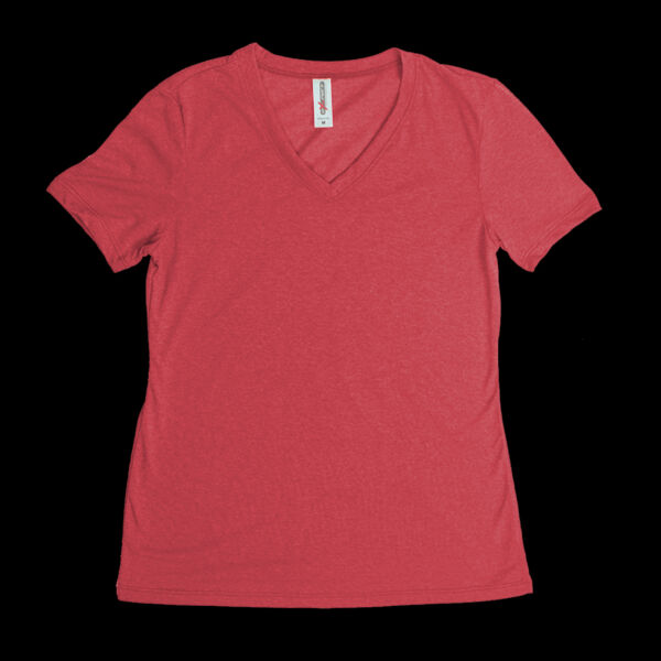 AA202 Women's Short Sleeve V-Neck Tee Thumbnail