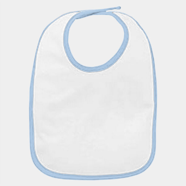 Infant Contrast Trim Bib Thumbnail